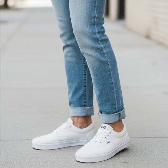 Vans Other - Vans Era White Sneakers